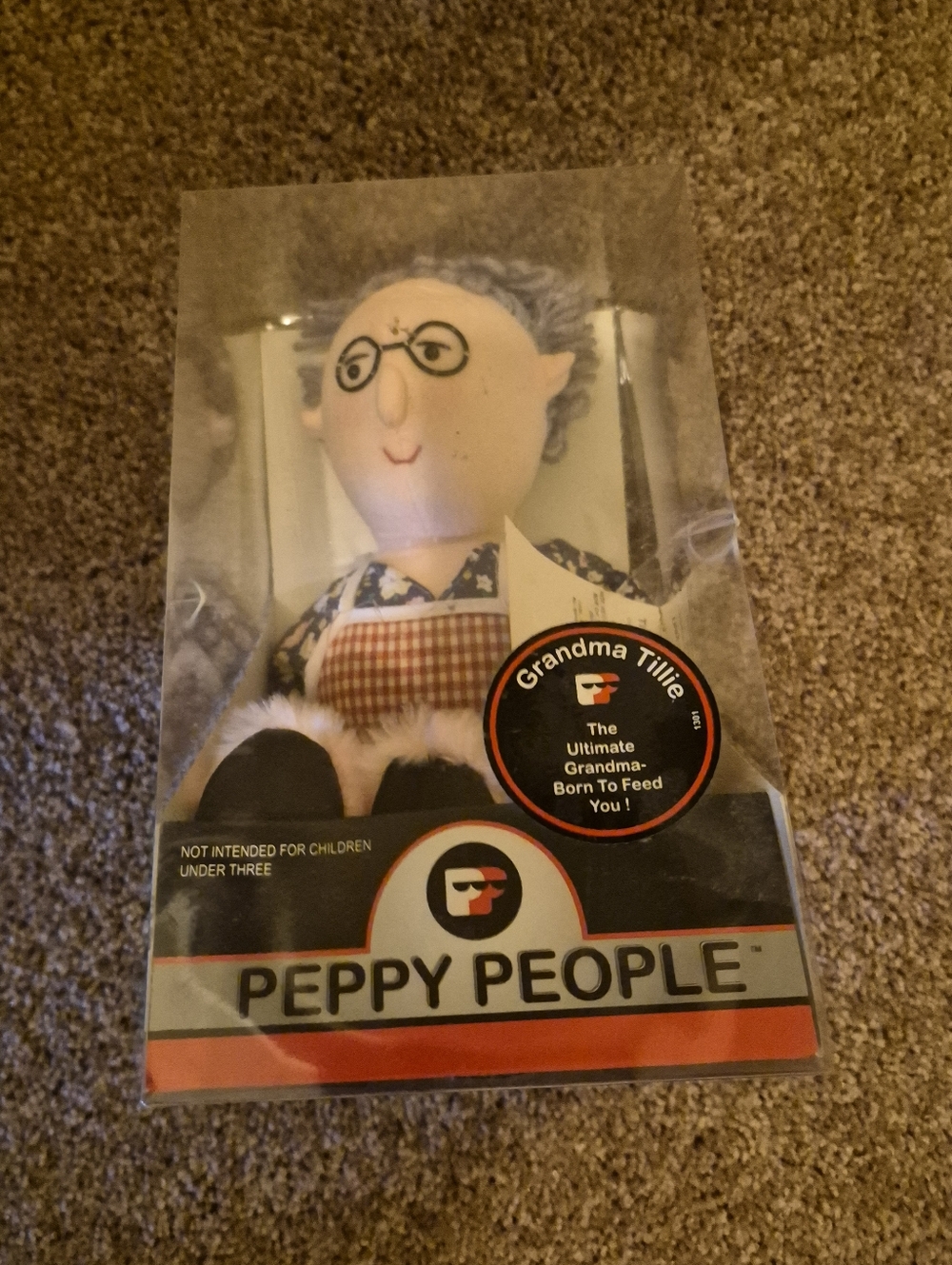 Peppy People Grandma Tillie Plush Doll - Multicolor New In Box